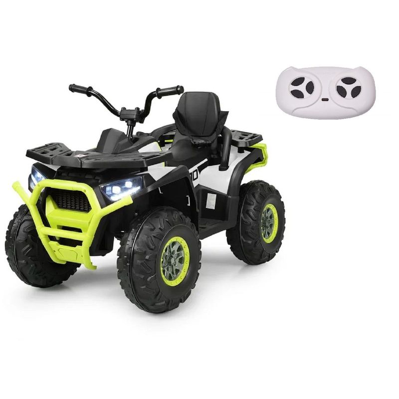 GENERICO - Moto Bebe Cuatrimoto Batería Eléctrica 2a10 Año BLANCA CONTROL