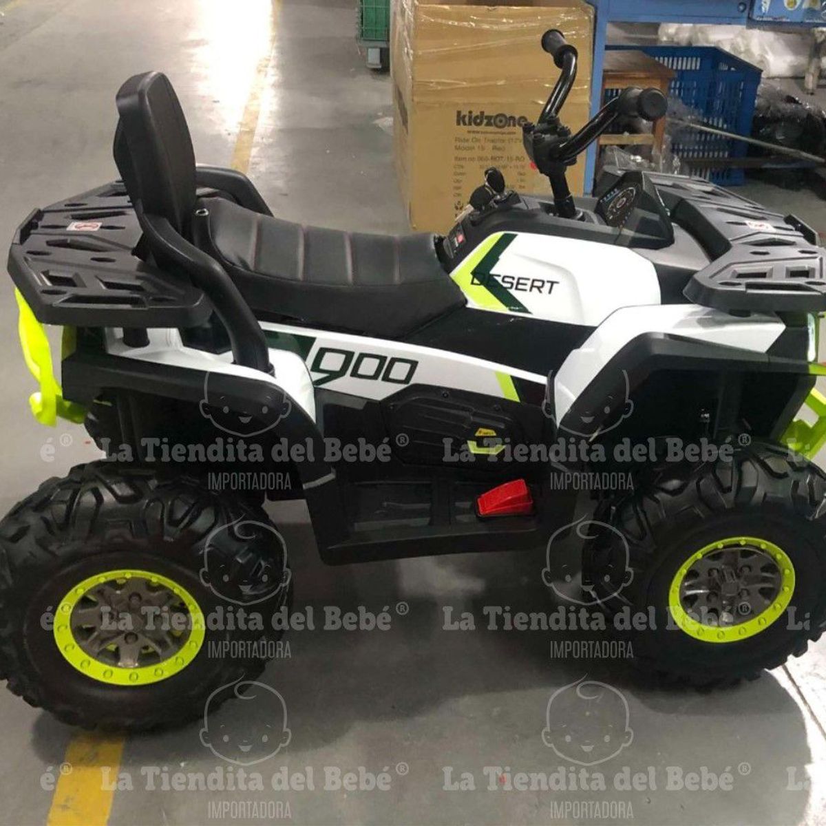 GENERICO - Moto Bebe Cuatrimoto Batería Eléctrica 2a10 Año BLANCA CONTROL