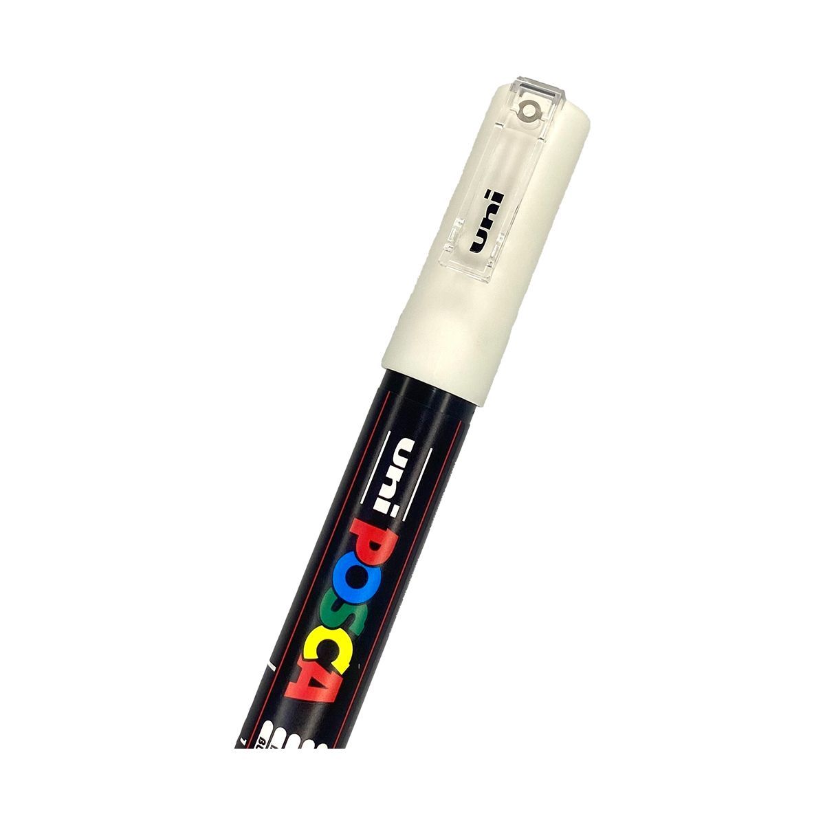 POSCA - Marcador Posca Pc-1m Punta Extra Fina Color Blanco