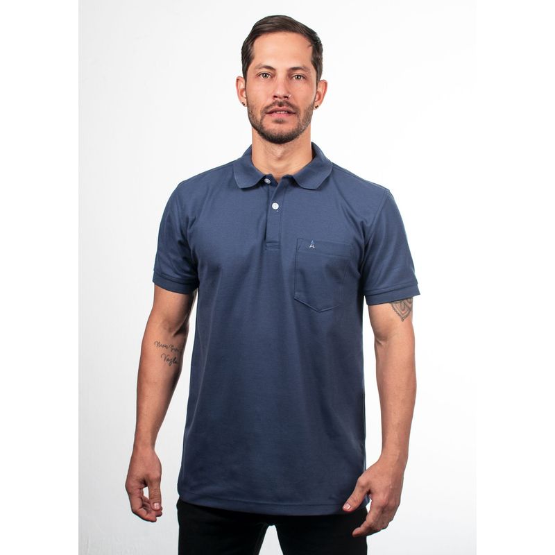 HAMER - Polo para hombre Hamer con bolsillo
