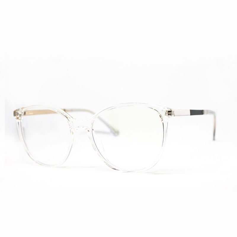 AT NIGHT SUNGLASSES - Marco óptico de lujo At night semi redonda transparente unisex