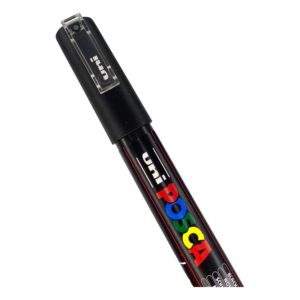 POSCA - Marcador Posca Pc-1m Punta Extra Fina Color Negro