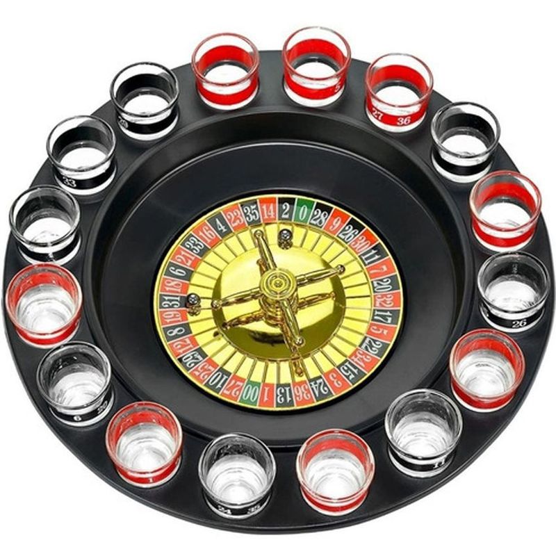 GENERICO - Ruleta de tragos shots con copas jugar casino o penitencia