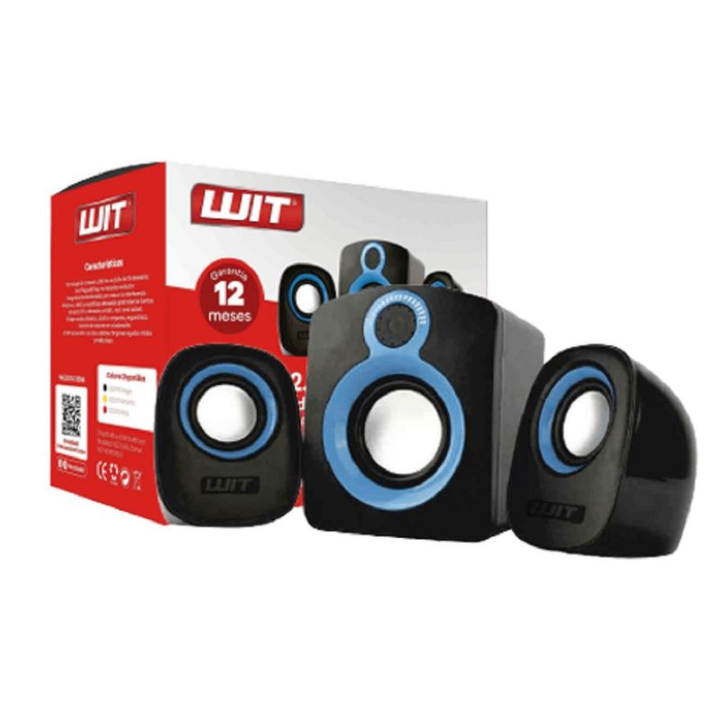 ZER - PARLANTE WOOFER CON 2.1 3.5M 6W AUDIO PARA PC , PORTATIL Y MAS