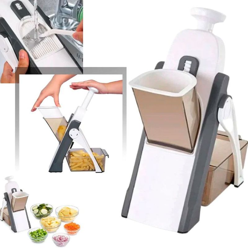 GENERICO - Picador Mandolina vertical Multiusos Ayudante De Cocina