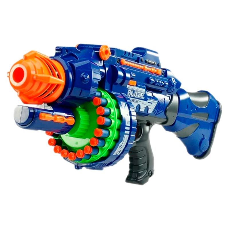 GENERICO - Pistola 40 Dardos Grande Blaze Storm Automática