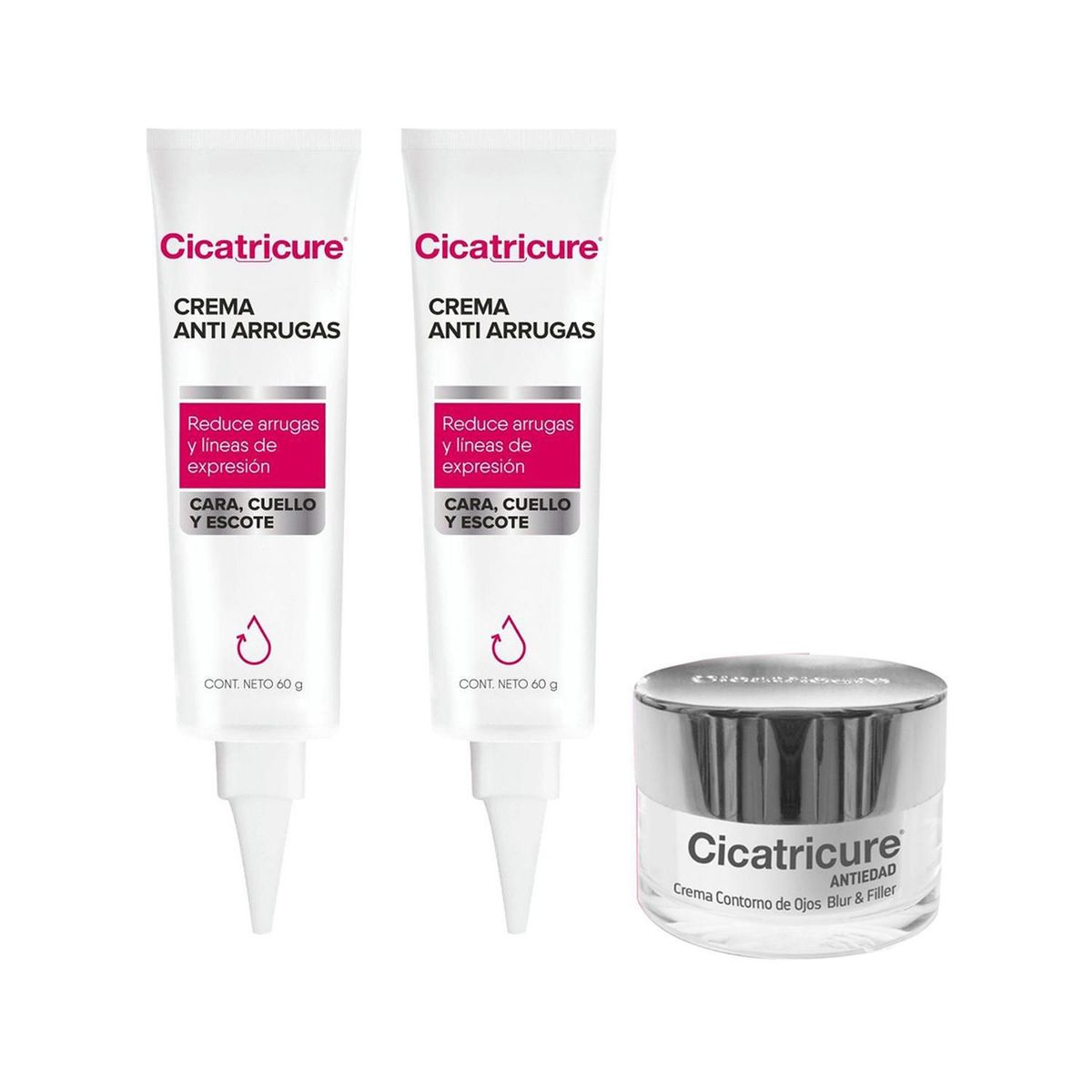 CICATRICURE - Cicatricure Crema 60 G x 2 Unidades + Contorno De Ojos Blur