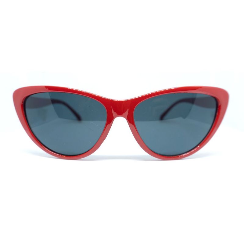 AT NIGHT SUNGLASSES - Gafas de sol At Night semi redondas unisex Rojo