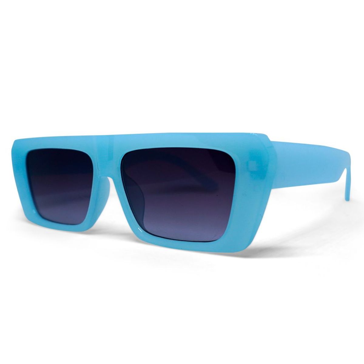 AT NIGHT SUNGLASSES - Gafas de sol At Night Niños cuadradas Vintage UV400 Azules