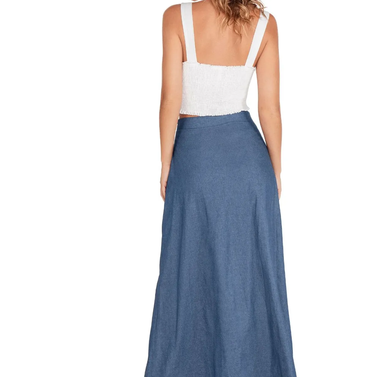FIORY - FALDA LARGA AZUL FIORY F099