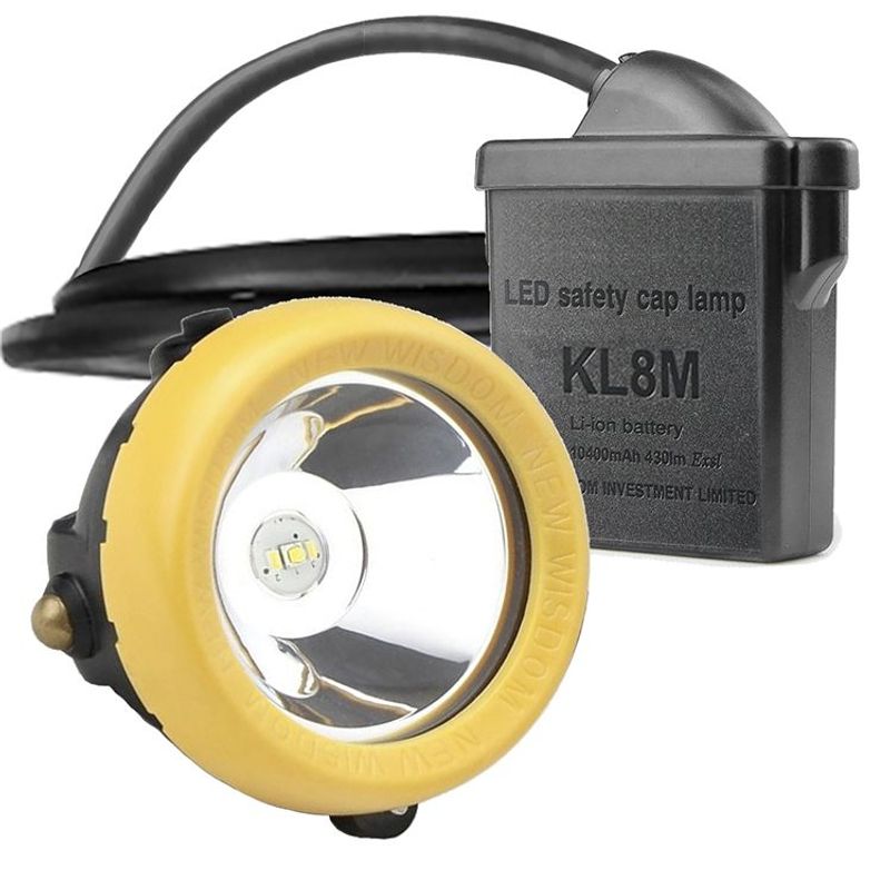 GENERICO - Linterna Minera KL8M Recargable Lampara Potente.