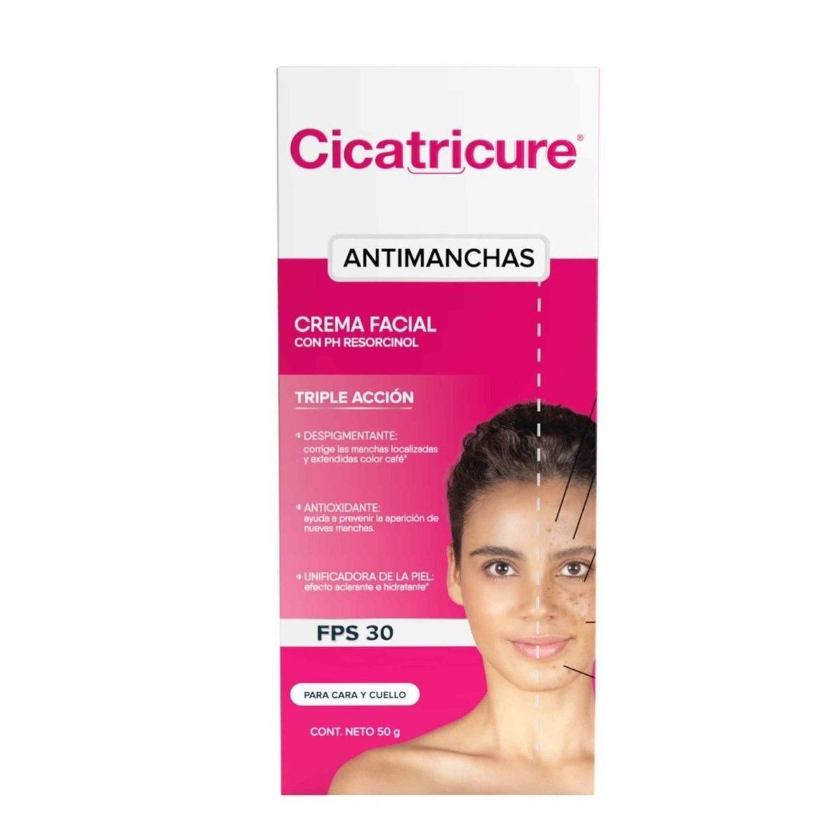 CICATRICURE - Cicatricure Crema Facial Antimanchas Antiarrugas Antiedad 50 G