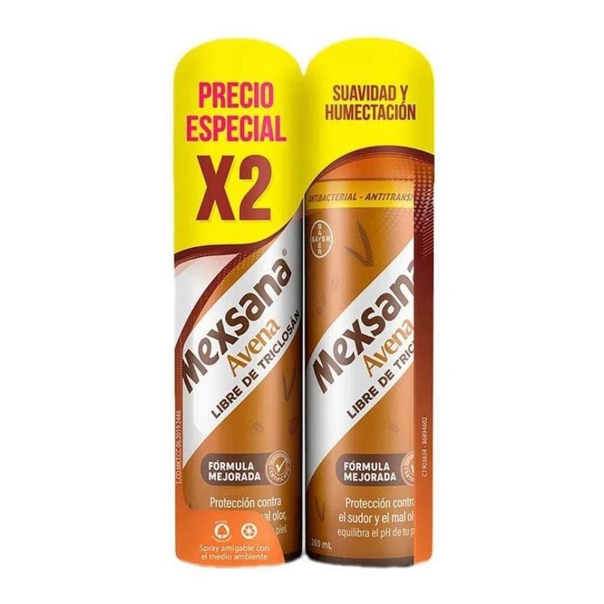 MEXSANA - Mexsana Spray Avena Duopack X 260