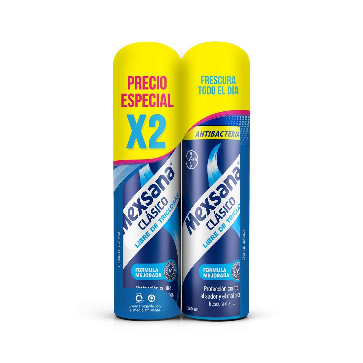 MEXSANA - Mexsana Antibacterial Spray 2x260ml Co