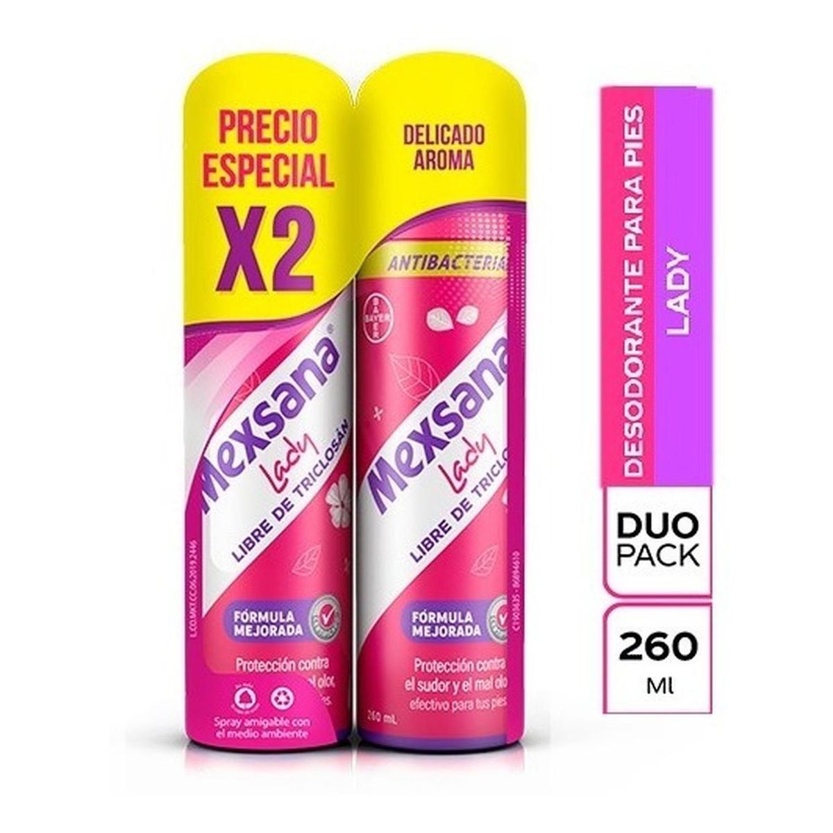 MEXSANA - Mexsana Lady Spray 2x260ml Co