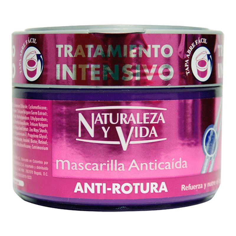 NATURALEZA Y VIDA - Mascarilla Capilar Anticaida Antirotura