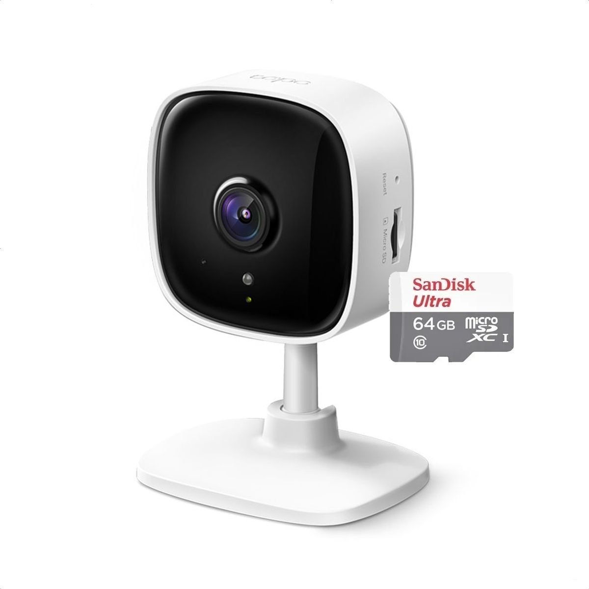 TP LINK - Cámara Seguridad Ip Wifi Audio 3mp Tp-link Tapo C110 + Micro SD 64GB