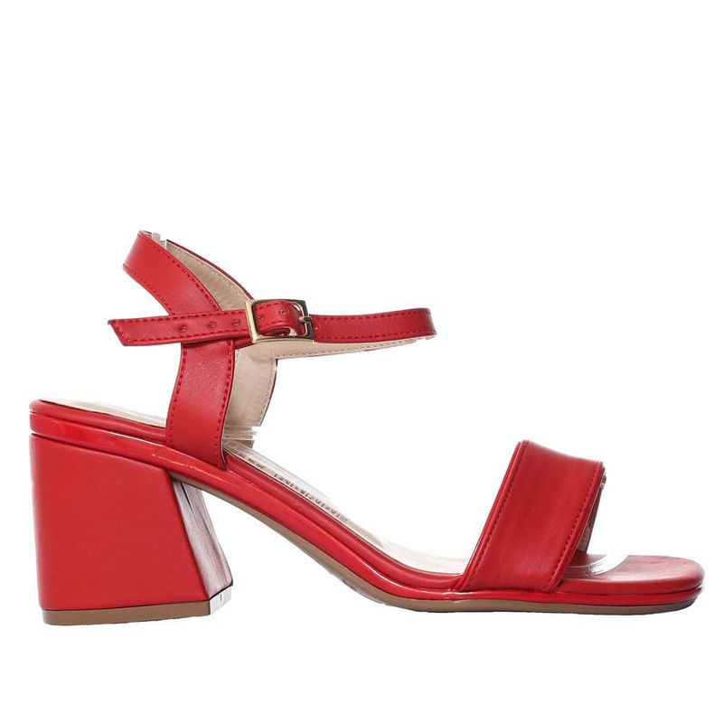 ZAVATTY - Sandalia tacon para mujer 5208-1-Z132 ROJO ZAVATTY