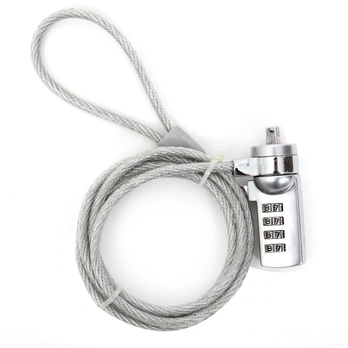 GENERICO - Guaya De Seguridad Con Clave Para Portátil Monitor Y Pc