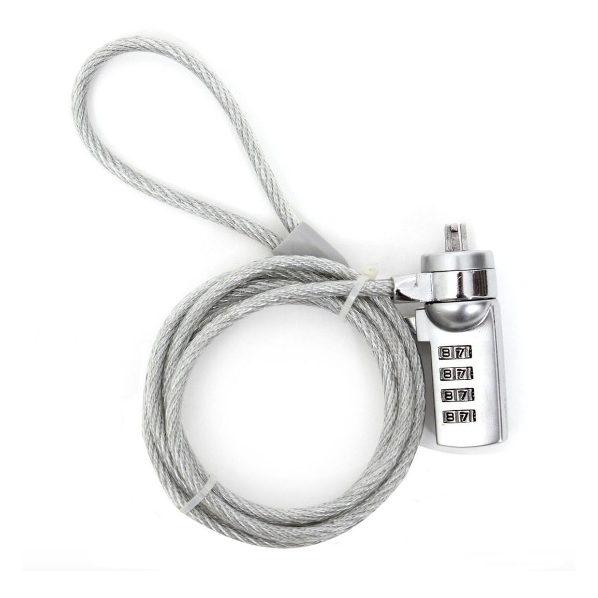 GENERICO - Guaya De Seguridad Con Clave Para Portátil Monitor Y Pc