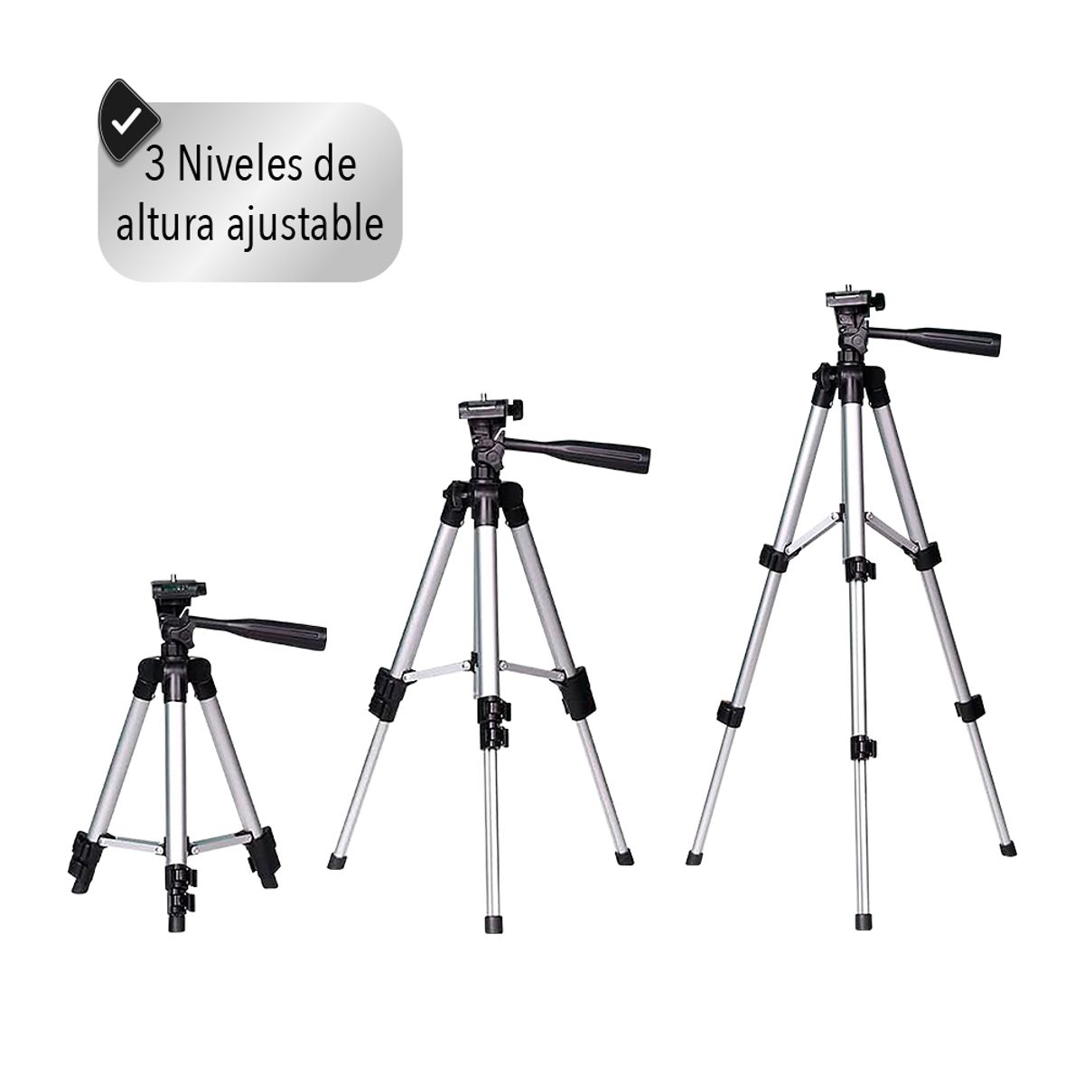 LIBITIUM - Trípode para celular y cámara con control remoto Bluetooth inalámbrico