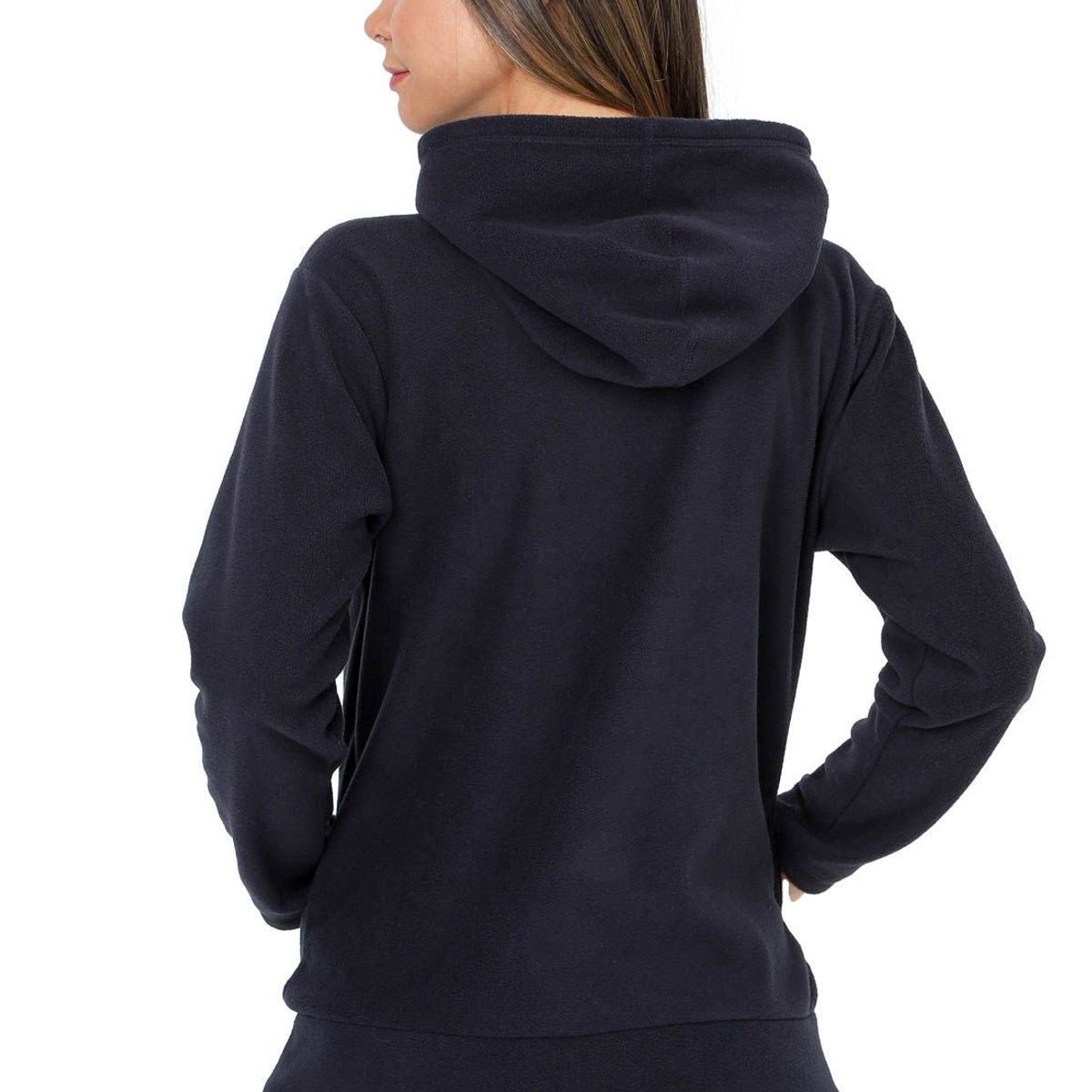 SANTANA - Hoodie Térmico Mujer Quebec Santana Azul Oscuro