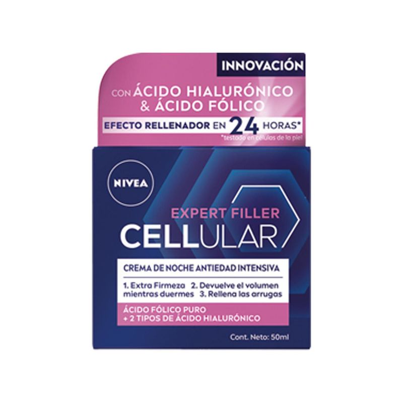 NIVEA - Crema Facial Nivea Cellular Filler Anti-Age Noche X 50ml