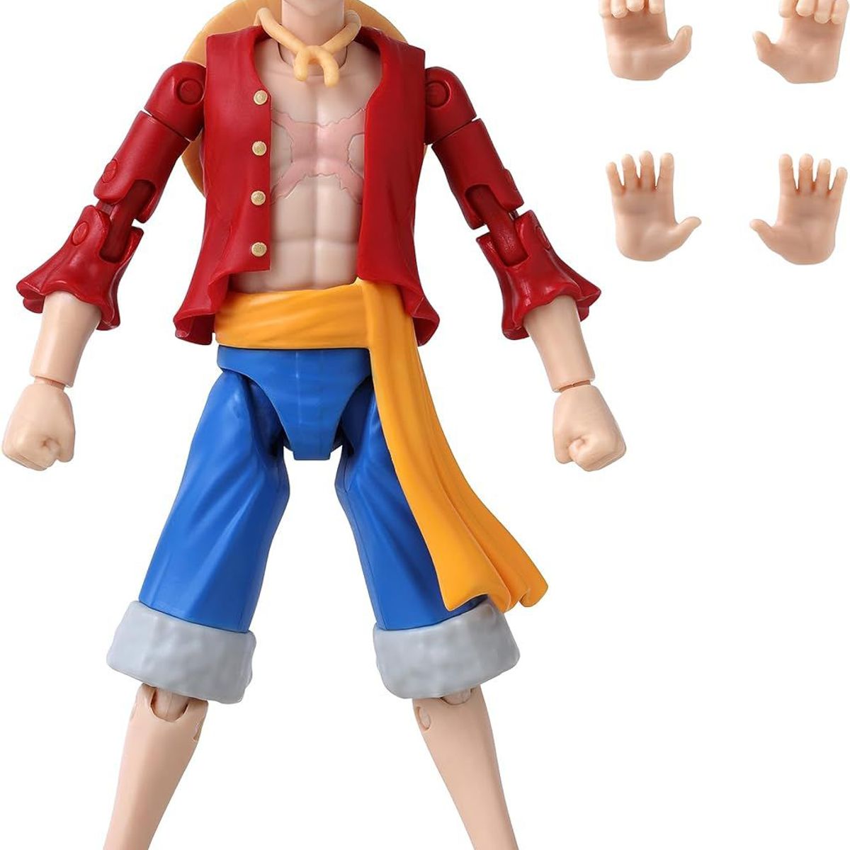 BANDAI - Monkey Luffy Figura One Piece Anime Heroes Bandai 16 Cm