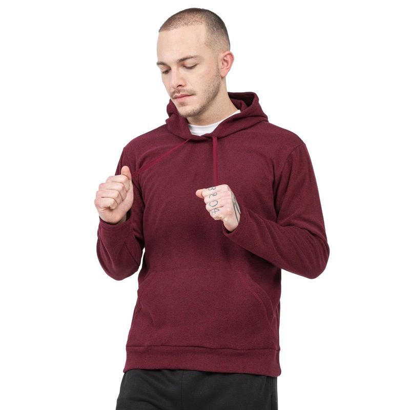 SANTANA - Hoodie Térmico Hombre Vancouver Santana Vinotinto