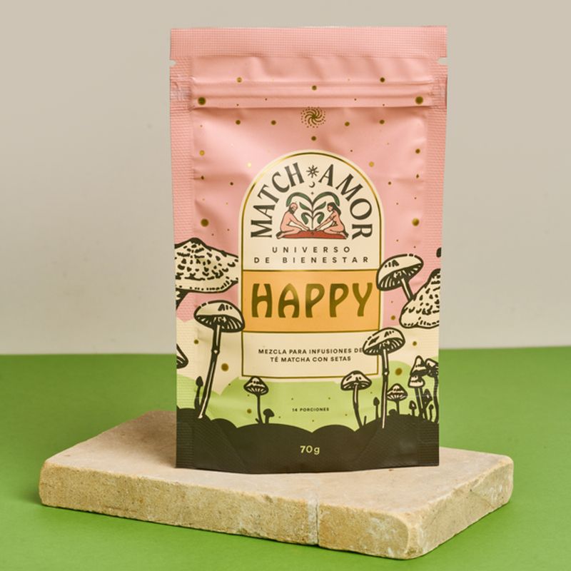 MATCHAMOR - HAPPY MATCHA CON HONGOS ADAPTOGENOS 