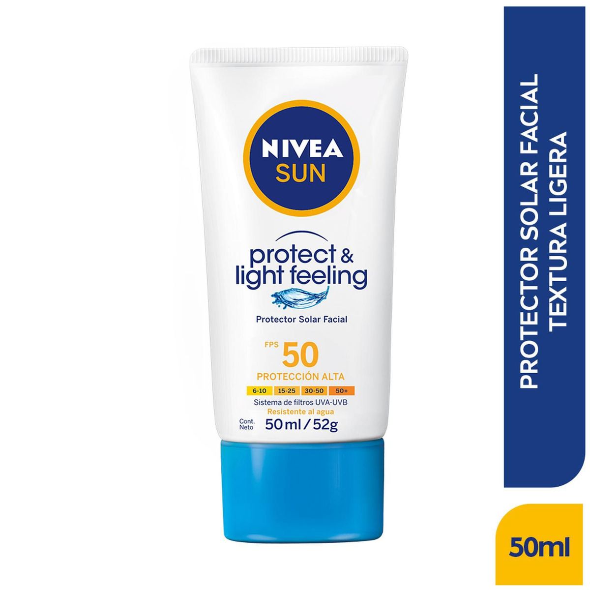 NIVEA - Nivea Sun Protect & Light Feeling Facial FPS50 50ml
