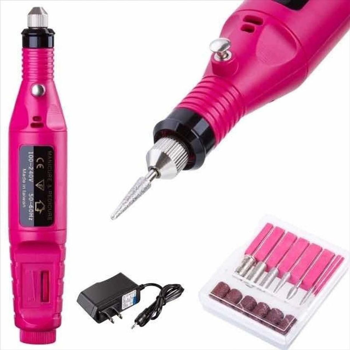 NOVA - Pulidor de uñas pedicura manicure profesional 18 piezas