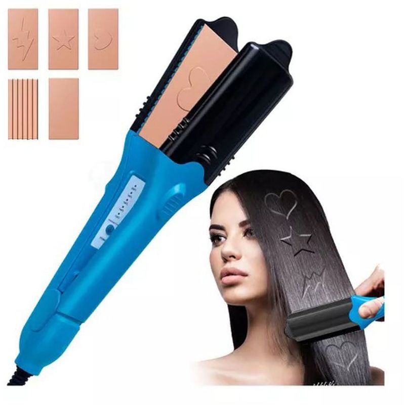 GENERICO - Peine alisador de cabello con estampado 3d love star multius