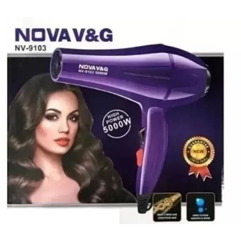 NOVA - Secador pelo nova caliente frió 5000w cabello profesional