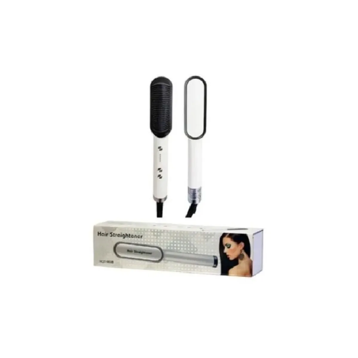 SKY - Plancha cepillo 2 en 1 alisador y ondulador cabello
