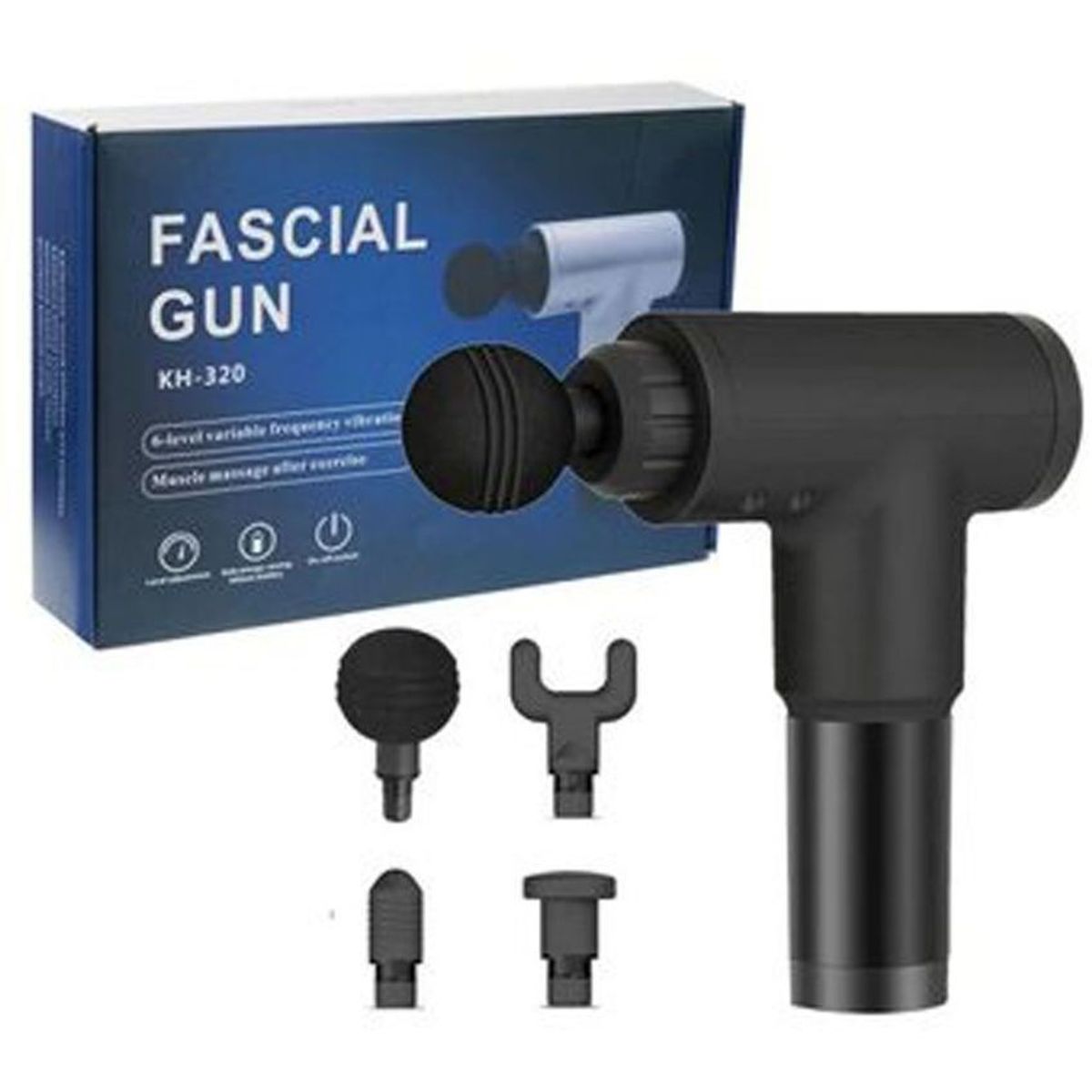 GENERICO - Masajeador muscular pistola masaje terapéutico inalámbrico