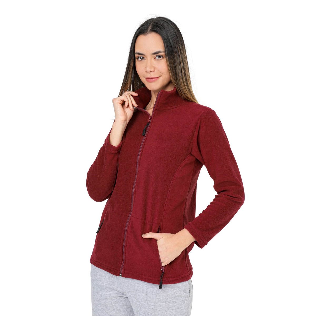 SANTANA - Chaqueta Térmica Mujer Dublín Santana Vinotinto