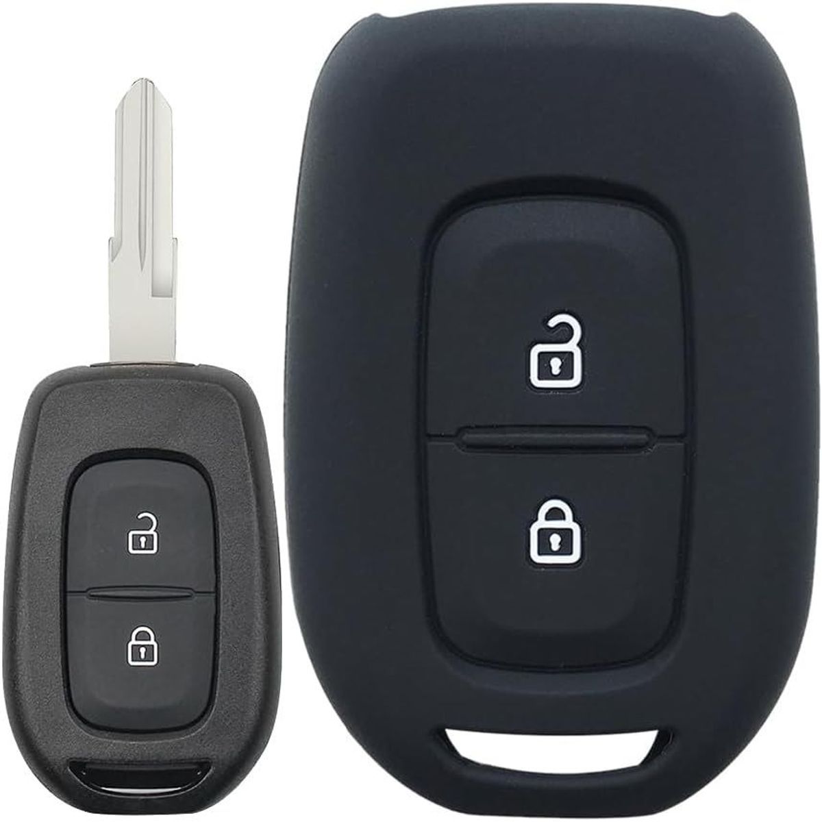 GENERICO - Funda En Silicona Para Control Llave Renault Referencias
