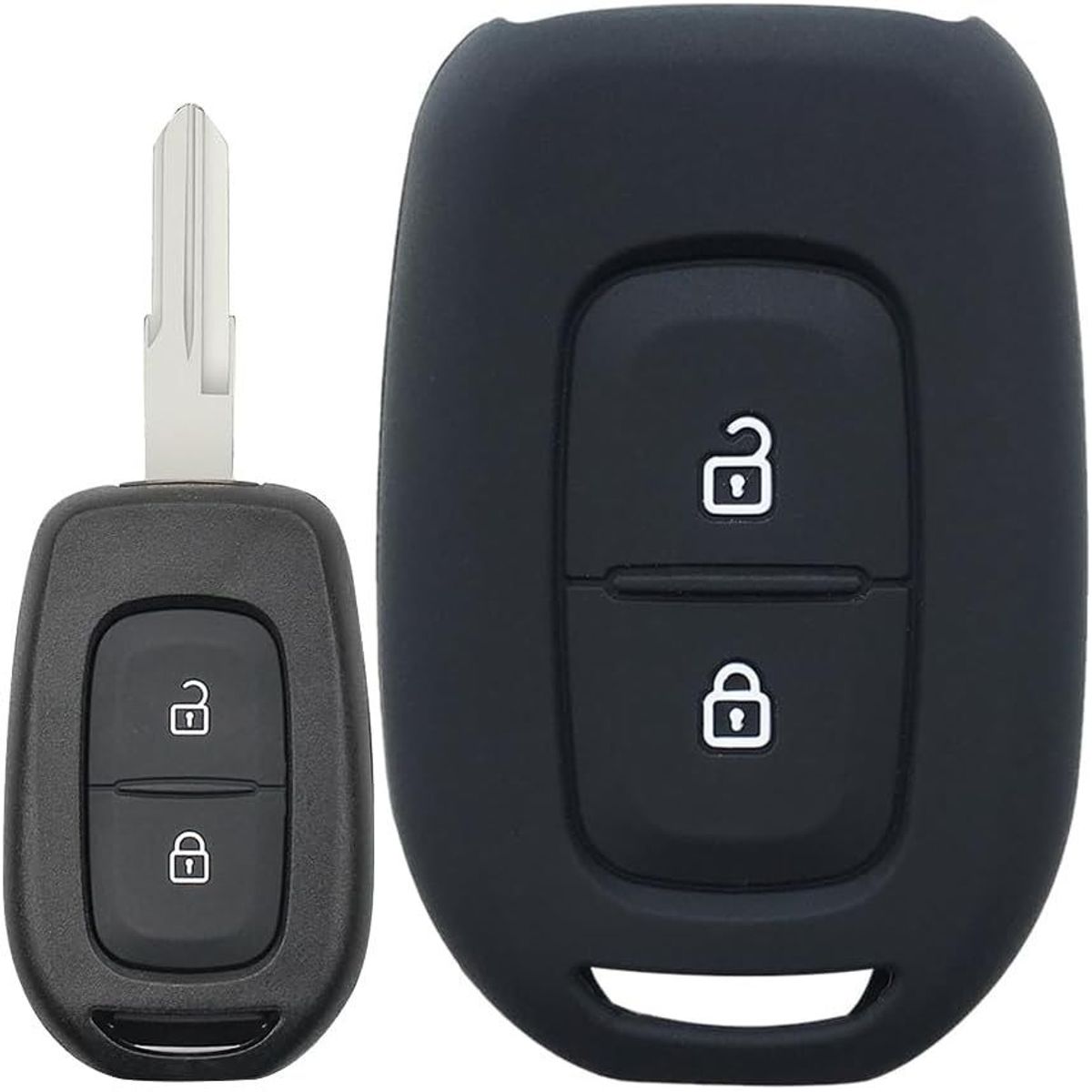 GENERICO - Funda En Silicona Para Control Llave Renault Referencias