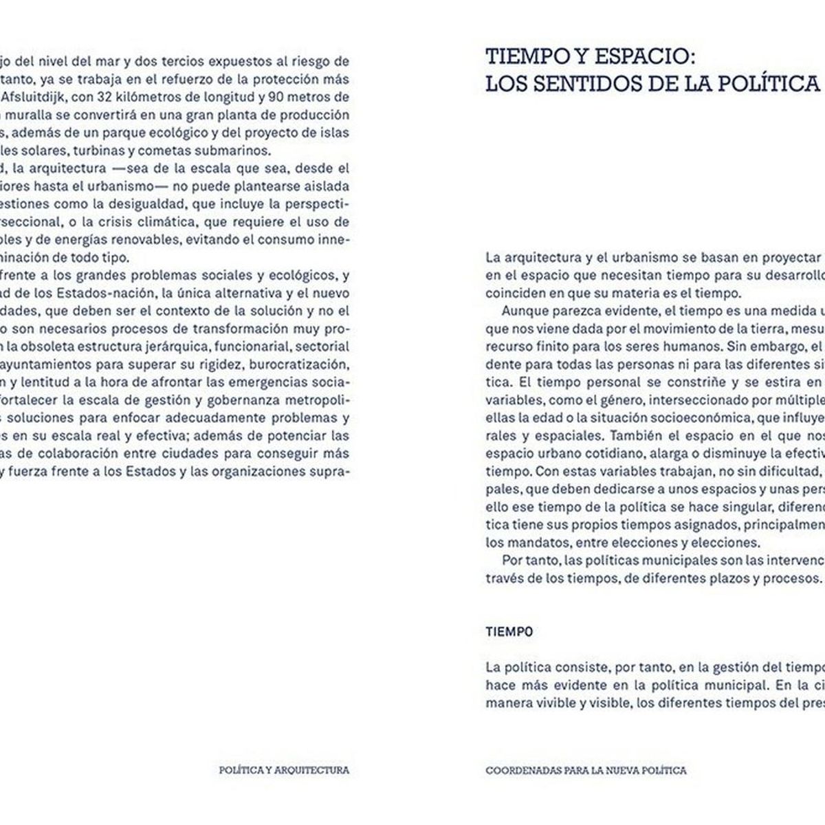 GUSTAVO GILI - Política Y Arquitectura Urbanismo De Lo Común Y Ecofeminista