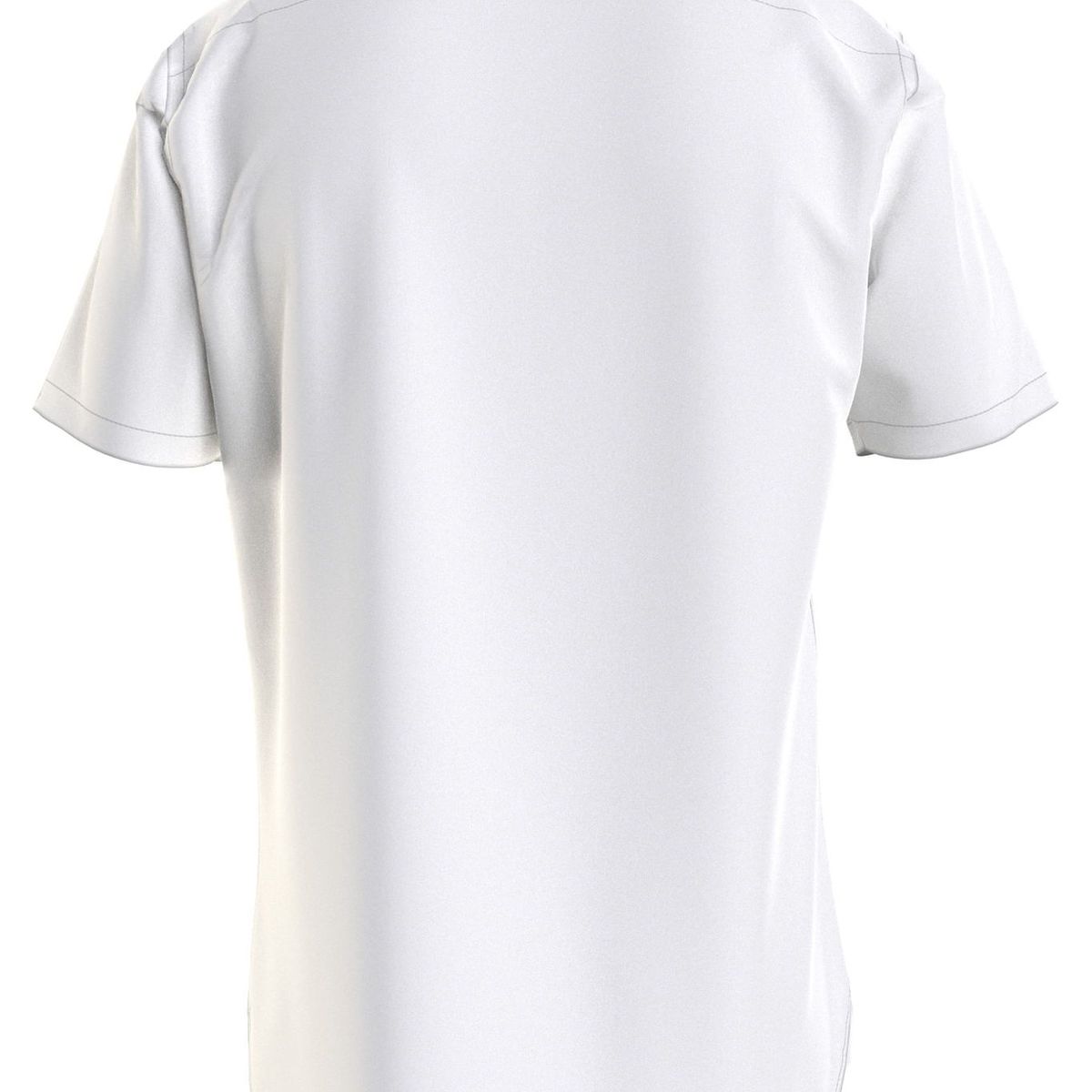 TOMMY HILFIGER - Camisa Manga Corta Liviana Oxford Corte Regular Hombre Blanco Tommy Hilfiger