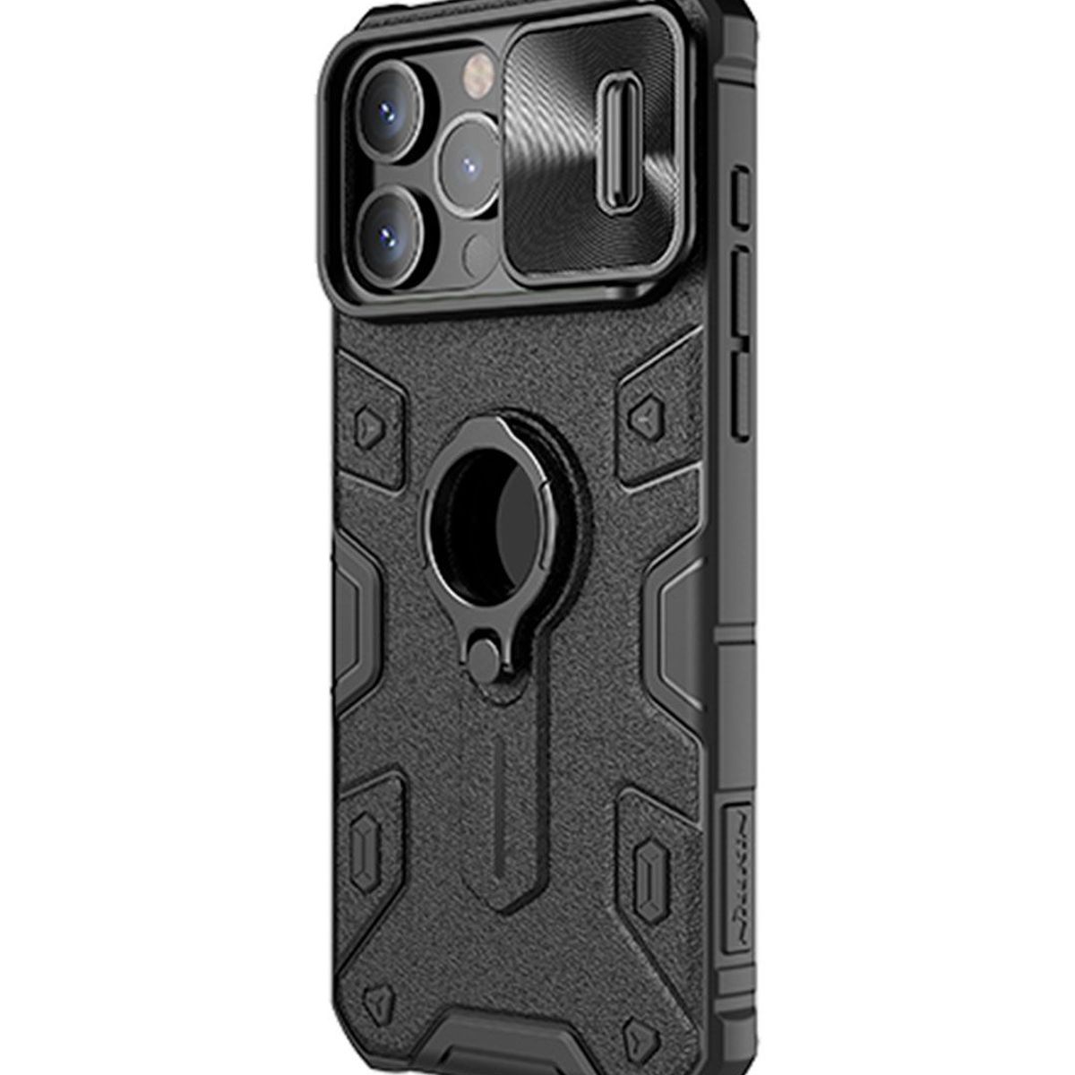 NILLKIN - Estuche Nillkin CamShield Armor Compatible Iphone 15 Pro Negro