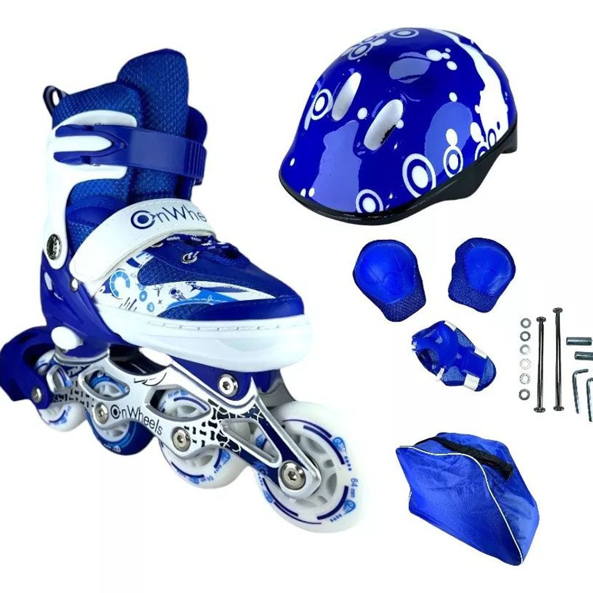 SUPER LOOK - Patines Ajustables Linea Semiprofesionales on whells niños M