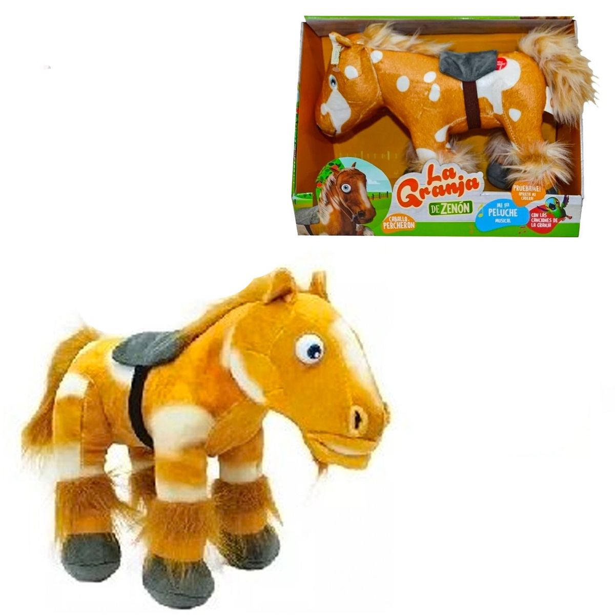 MULTIPLACE COLOMBIA - CABALLO PERCHERON DE LA GRANJA DEL ZENON CAMINA Y CANTA-