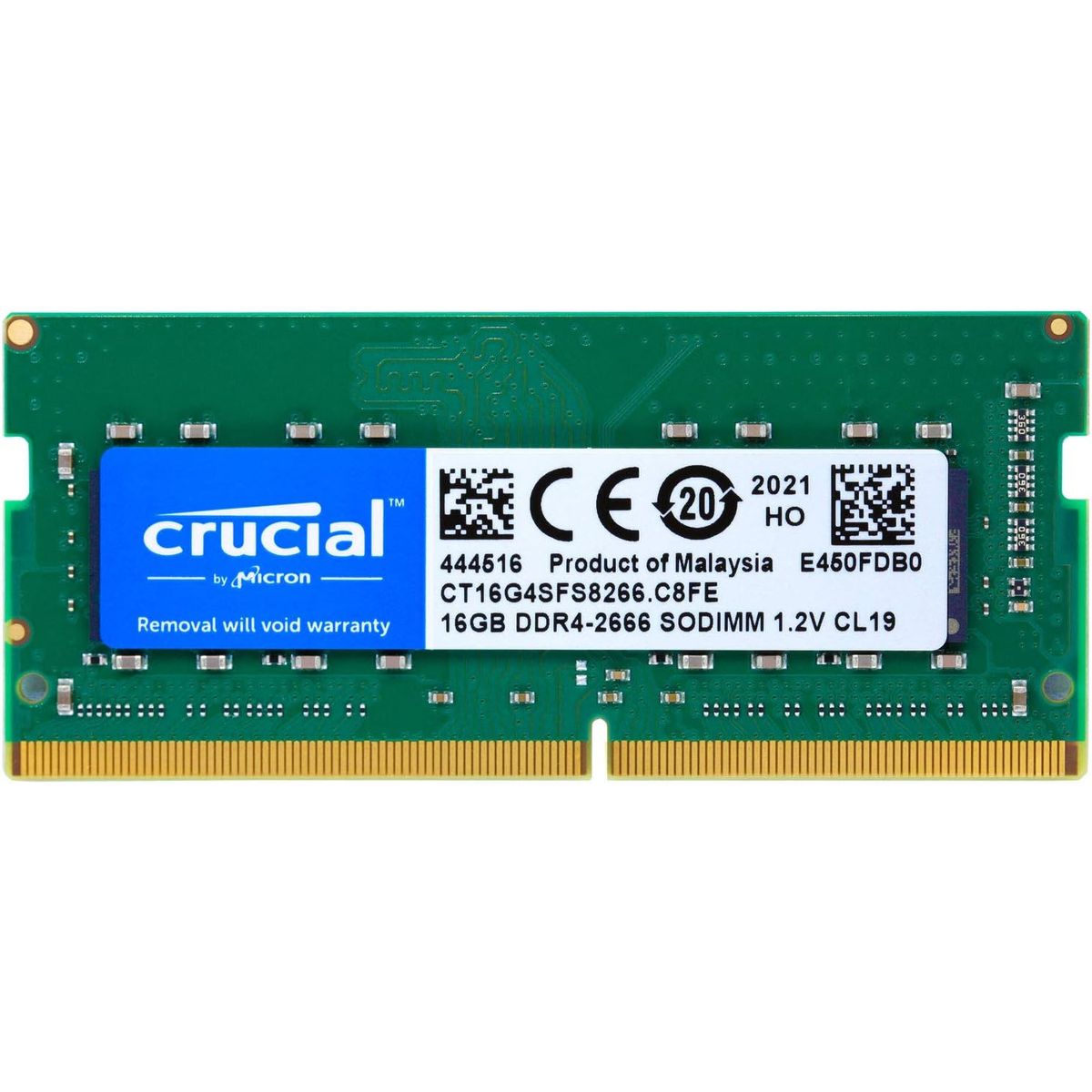 CRUCIAL - Memoria ram crucial ddr4 16gb-3200mhz portatil