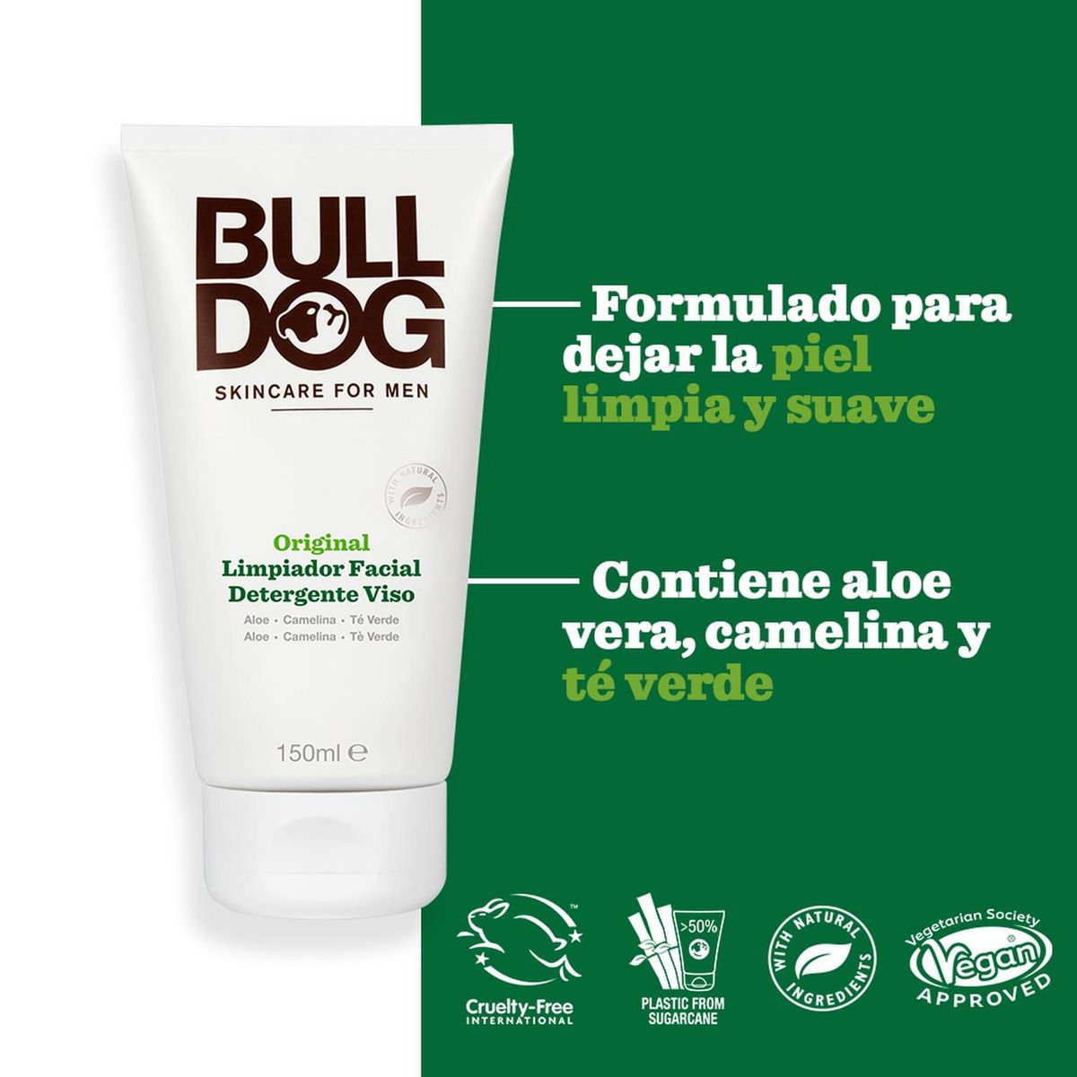 BULLDOG - Bulldog Limpiador Facial 150ml