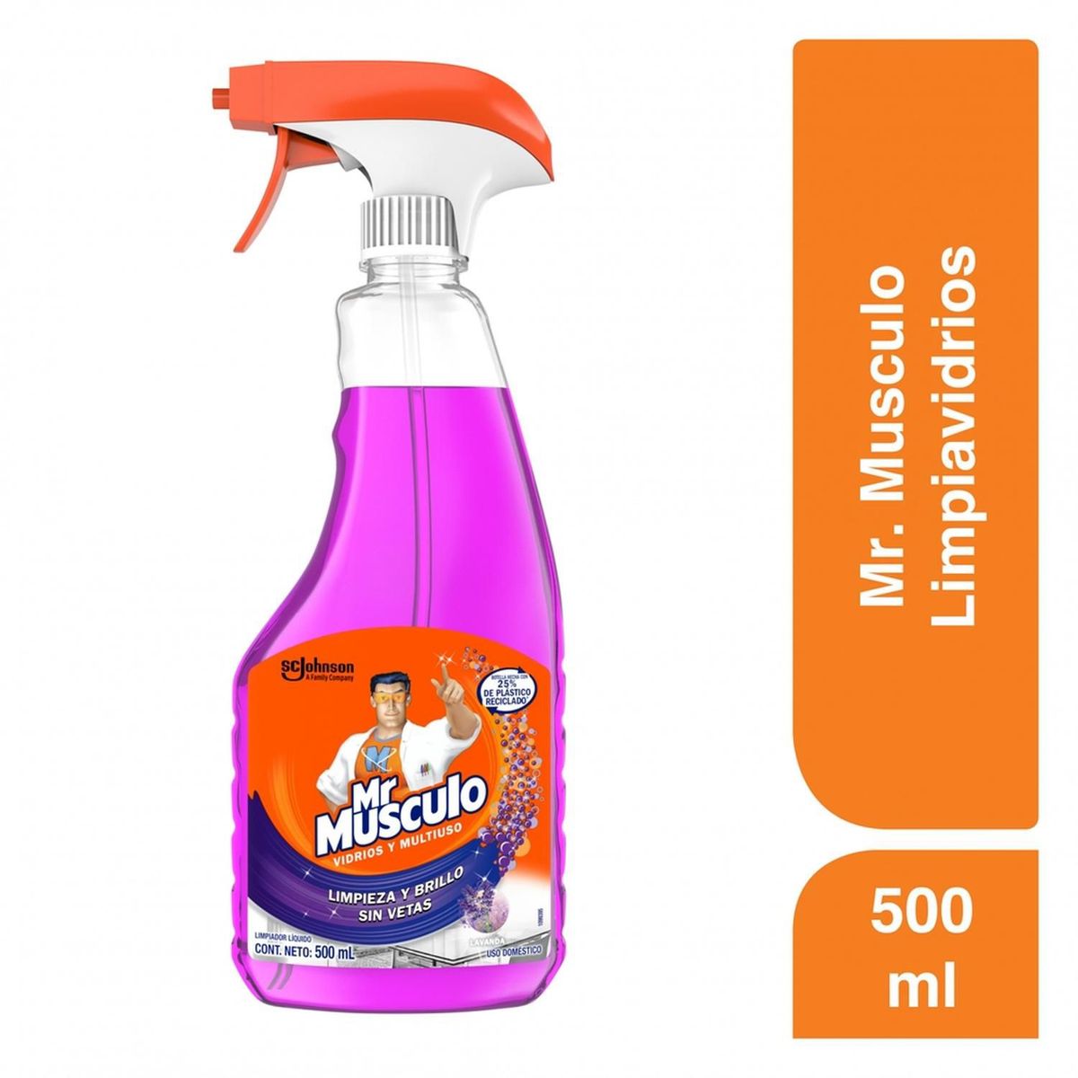 MR MUSCULO - Mr Musculo Vidrios Lav Gat 500ml12 Co