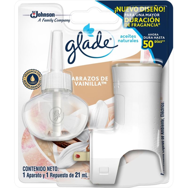 GLADE - Ambientador Galde Aceites Naturales Abrazos de Vainilla