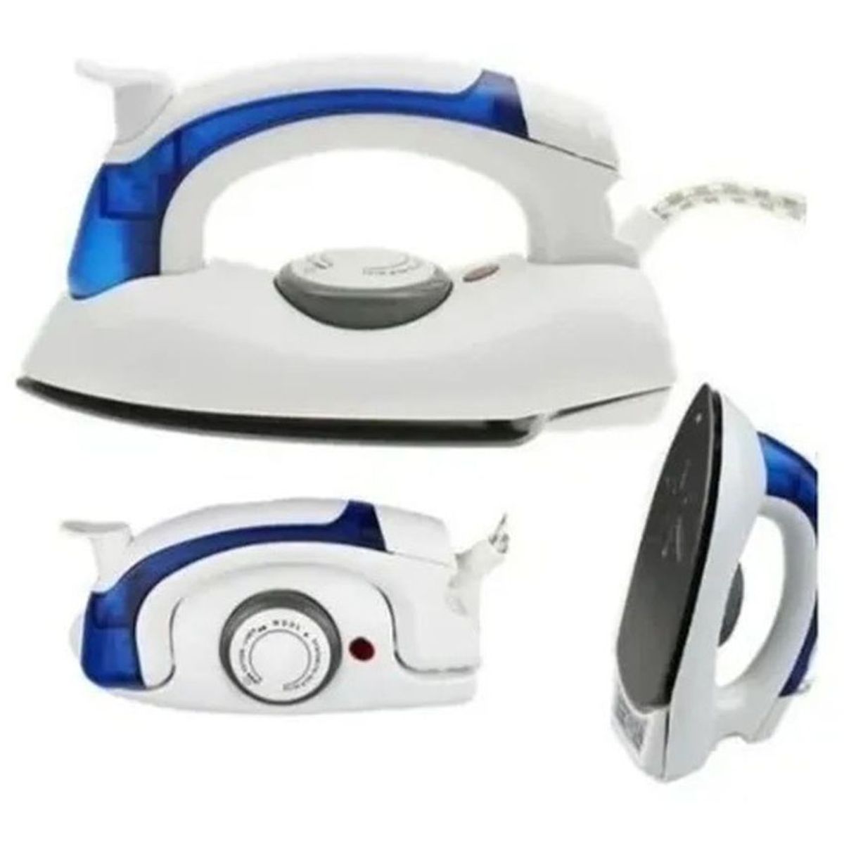 GENERICO - Plancha mini viajera para ropa portátil a vapor plegable