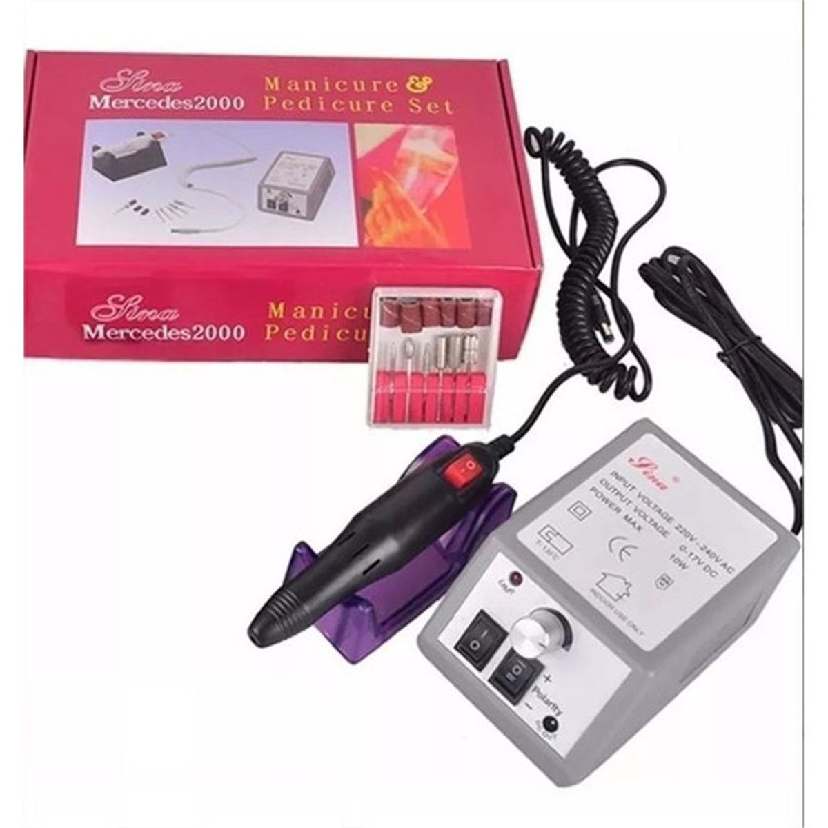 NOVA - Pulidor de uñas kit electrico removedor acrilico manicure